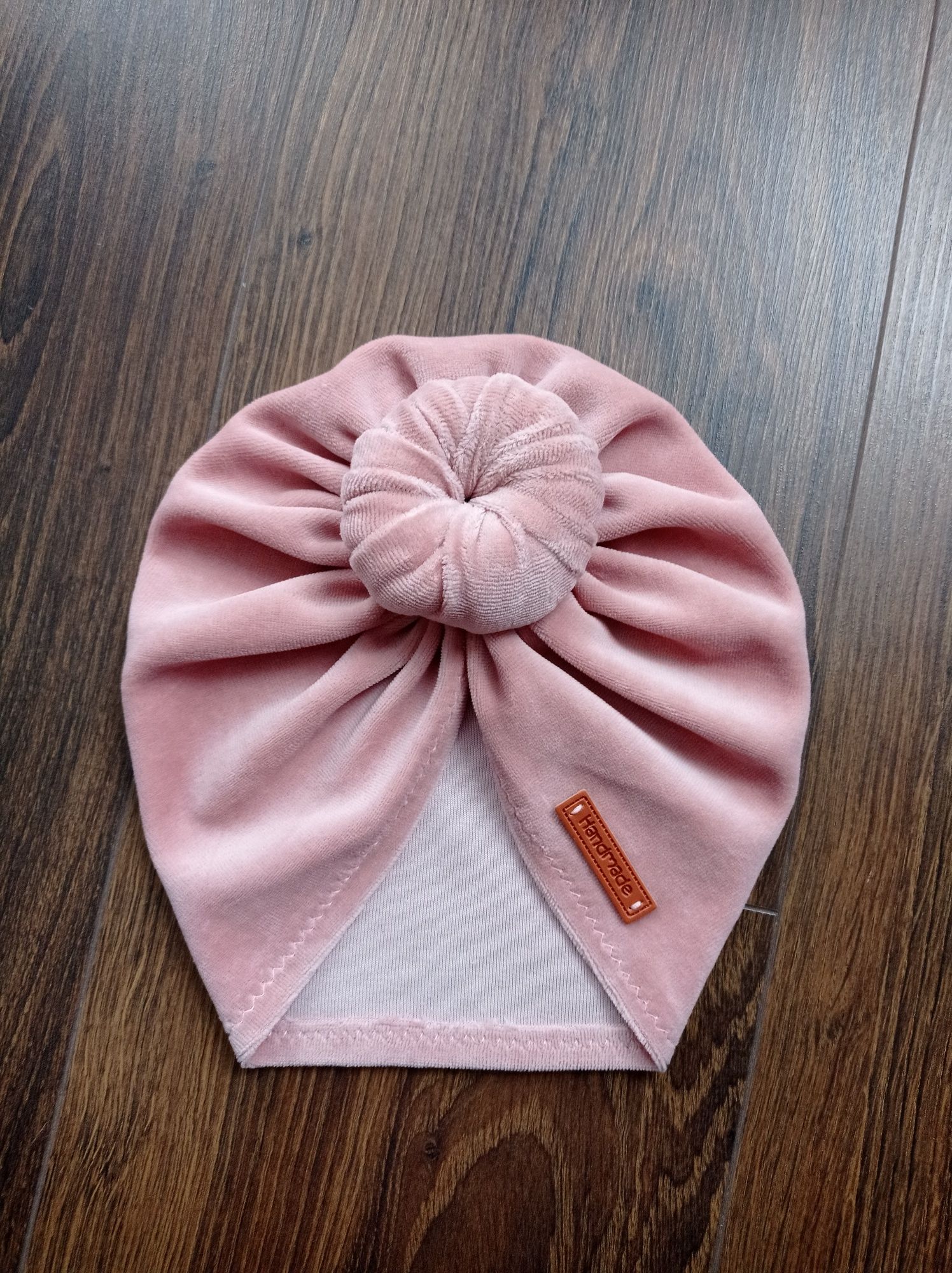 Turban welurowy, Handmade