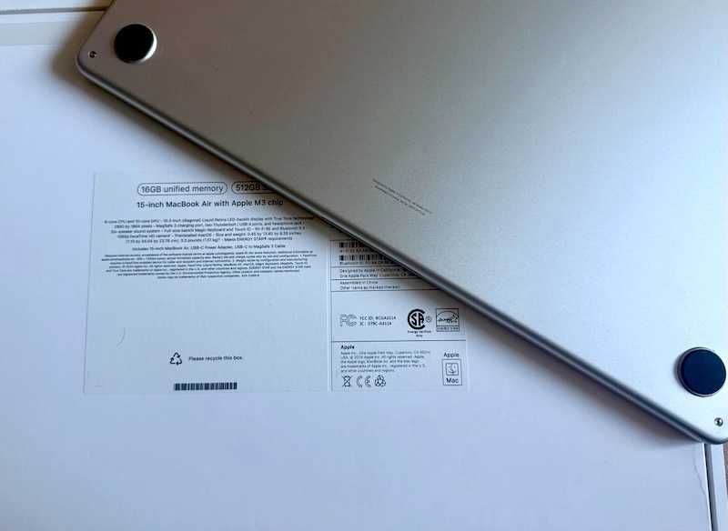 Apple MacBook Air 15" M3 2024 Silver (MXD23)
