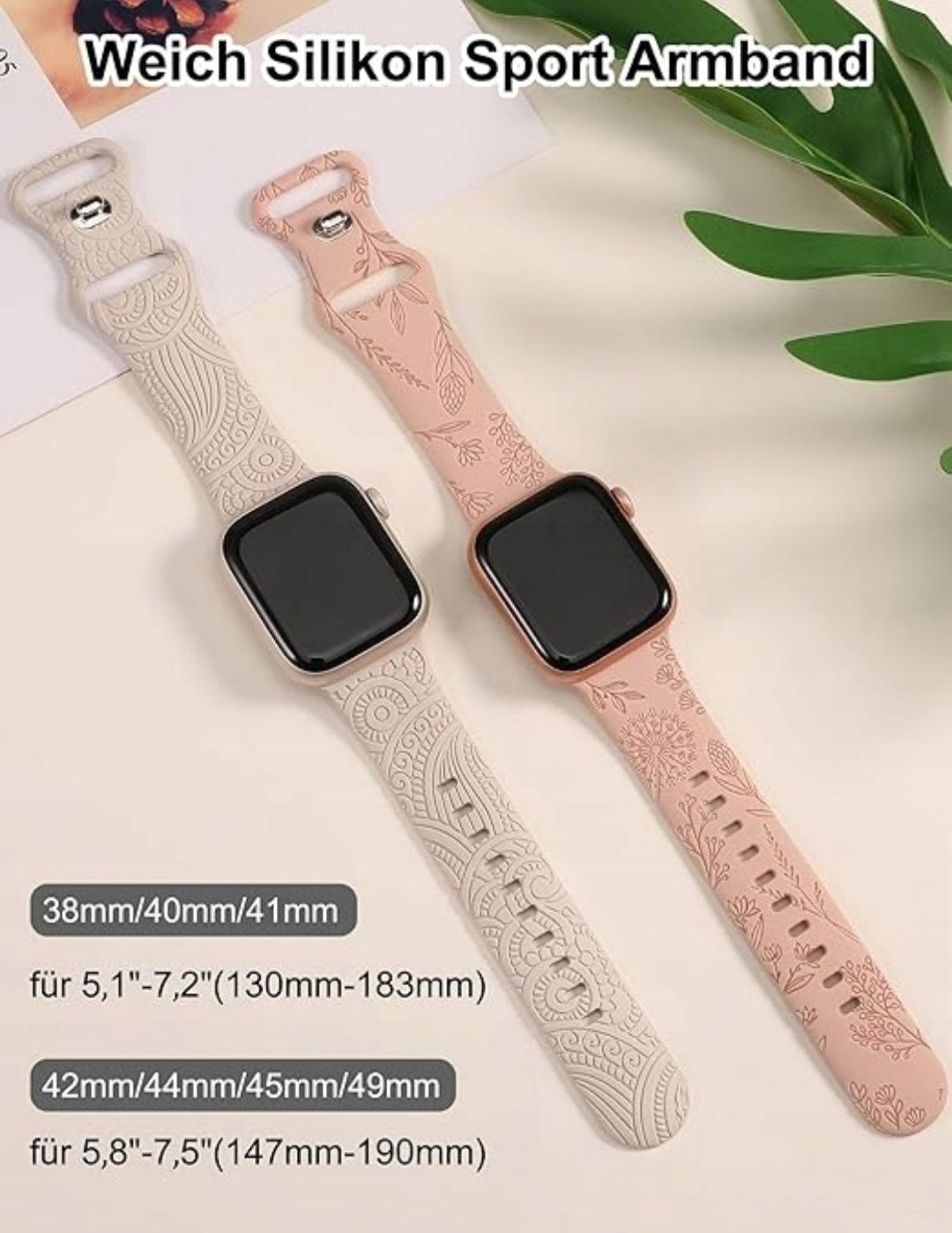 Opaską dekoracyjną Pasek do Apple Watch 10,9,8,7,6,5,SE 38/40/41/42mm