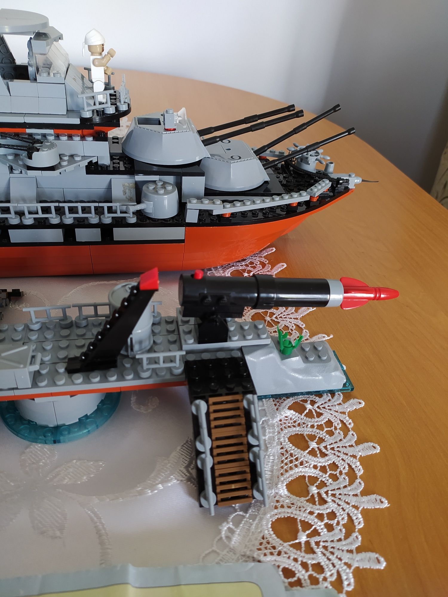 Lego klocki Cobi duży okręt wojenny
