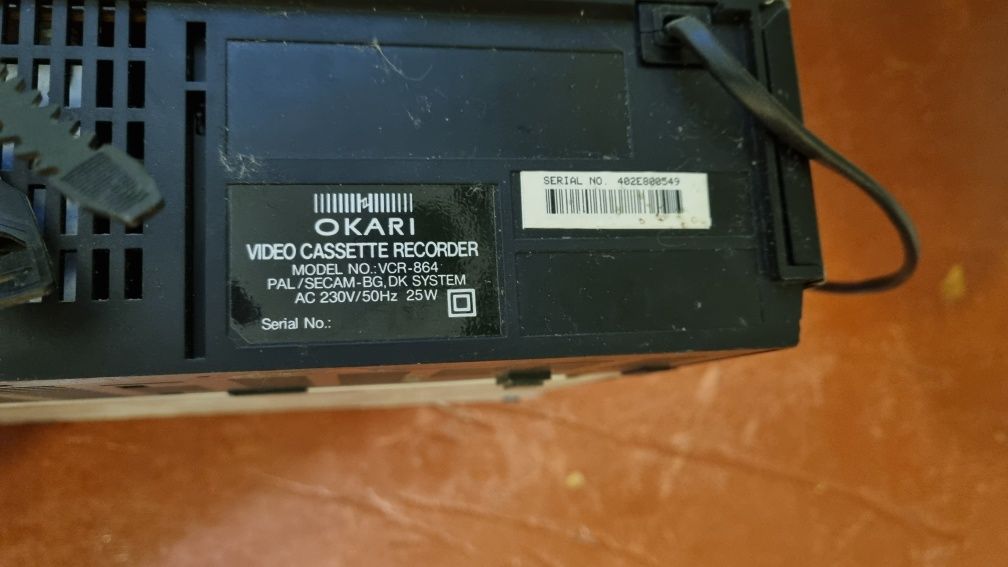 Видеомагнитофон OKARY VCR-864