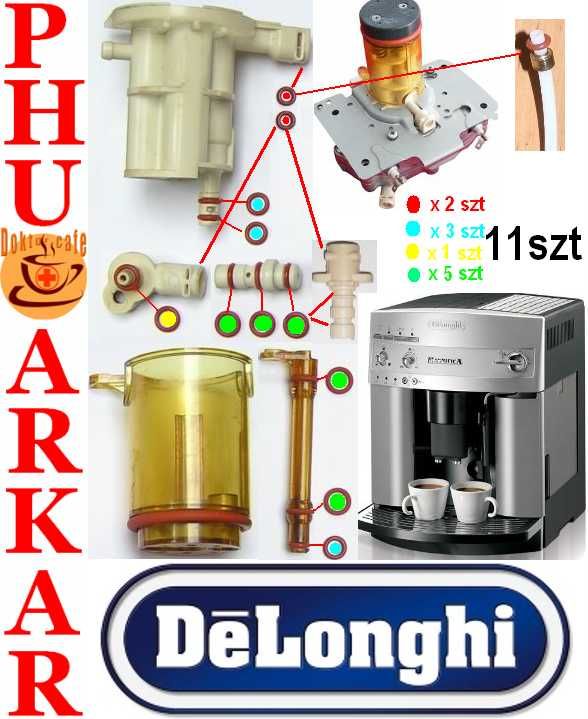 Nakrętka napędu DeLonghi Magnifica PrimaDonna AEG Cafe Silenzio Grande