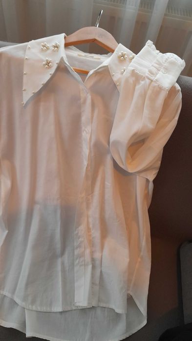 Bluzka biała rom.42 wizytowa