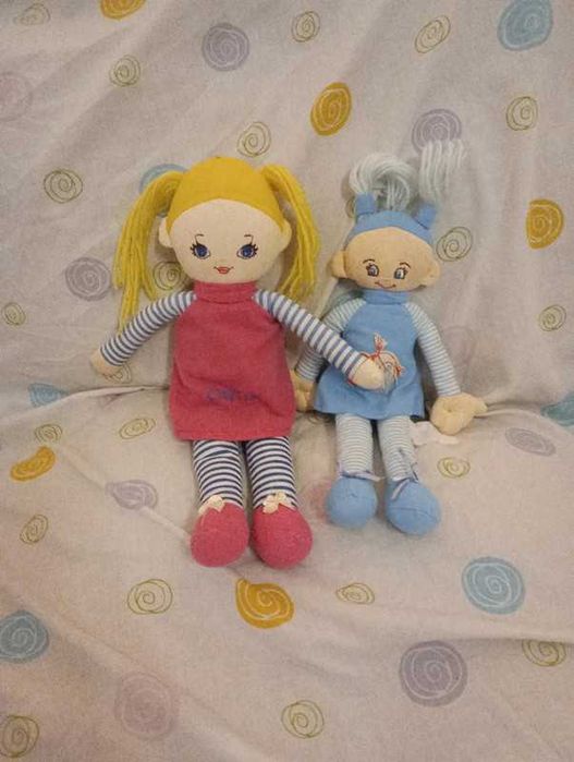 Lote de bonecas de pano