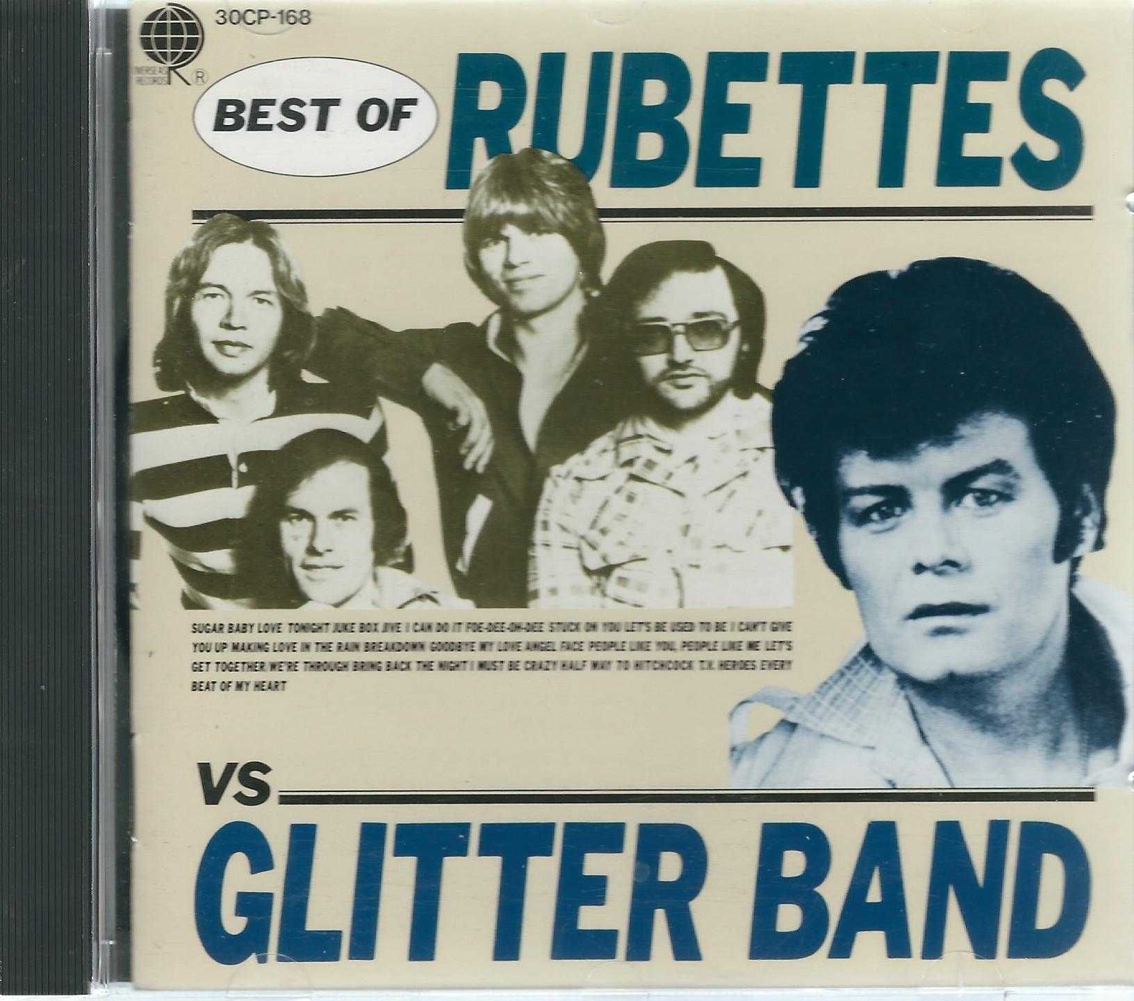 CD Rubettes + Glitter Band - Best Of Rubettes Vs Glitter (1987 Japan)
