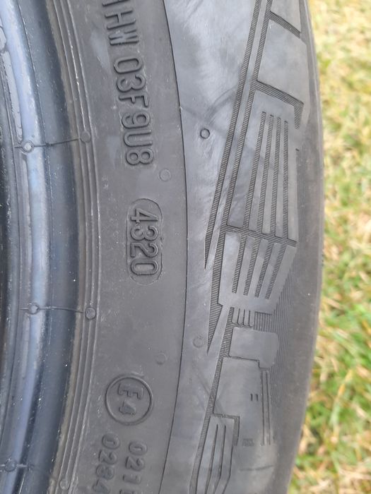 2x Opony całoroczne 235/55R18 Continental AllSeasonContact 6mm 2020r