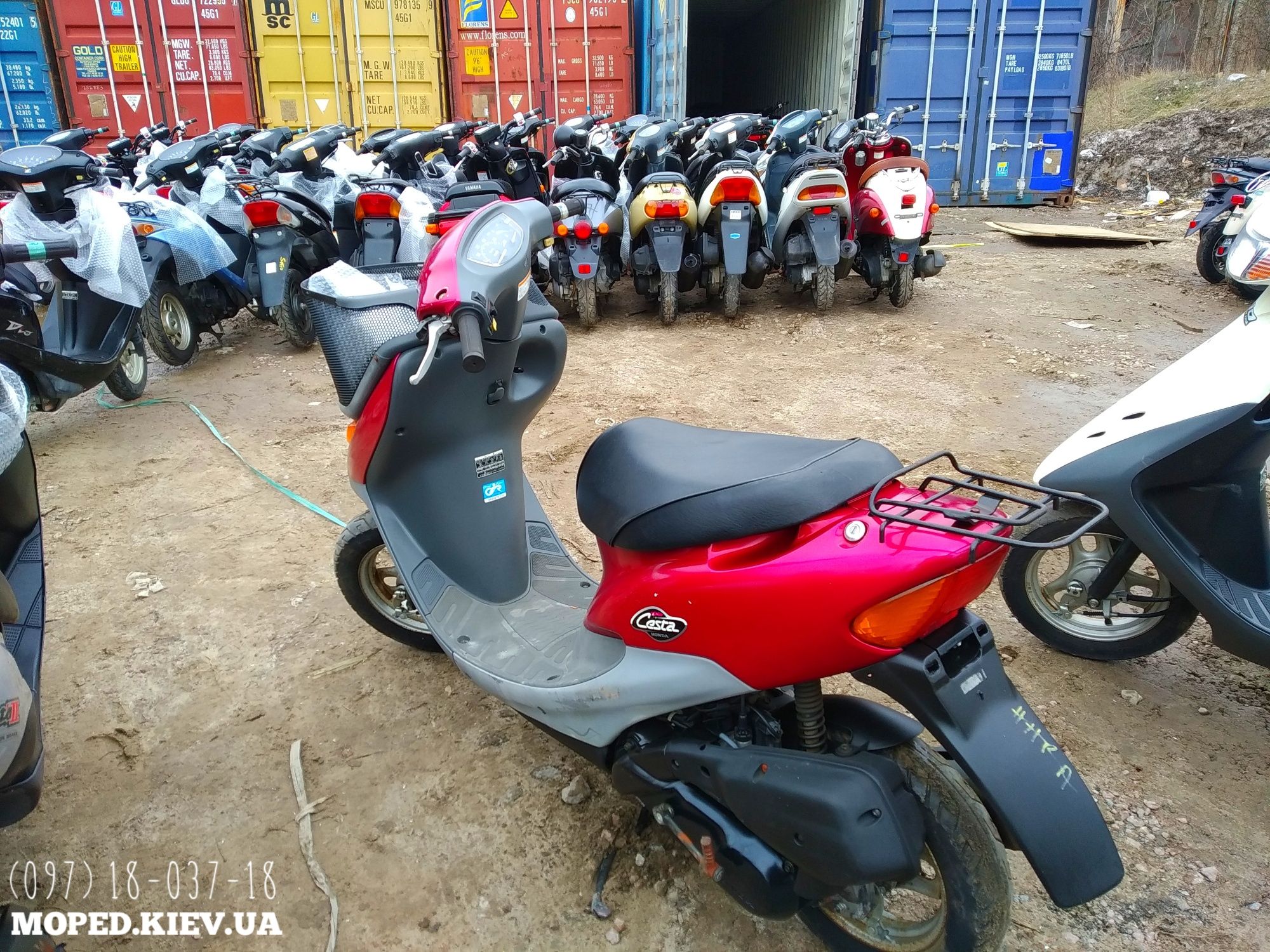 скутер Honda Dio 35 blue НOBAЯ ПOCTABКА из Японии мопед купить