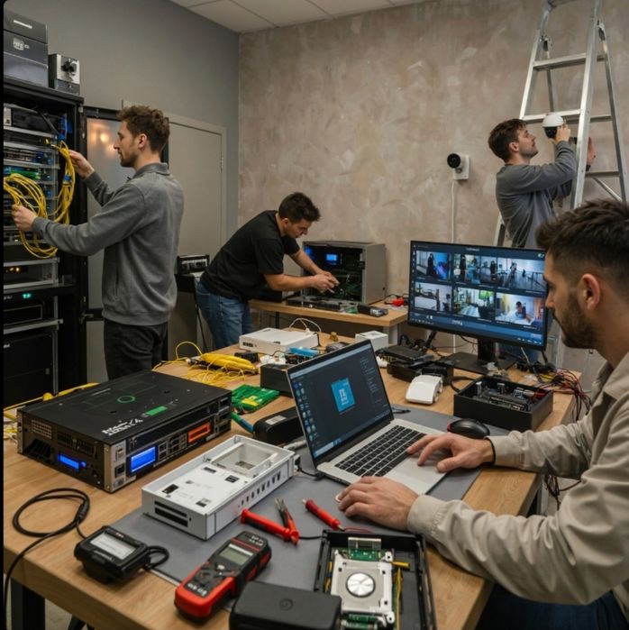 Мережі • Комп’ютери  • ІР-телефони • Відеоспостереження •