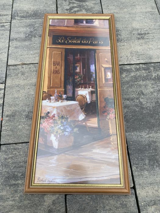 Obraz przedstawiajacy scene w restauracji