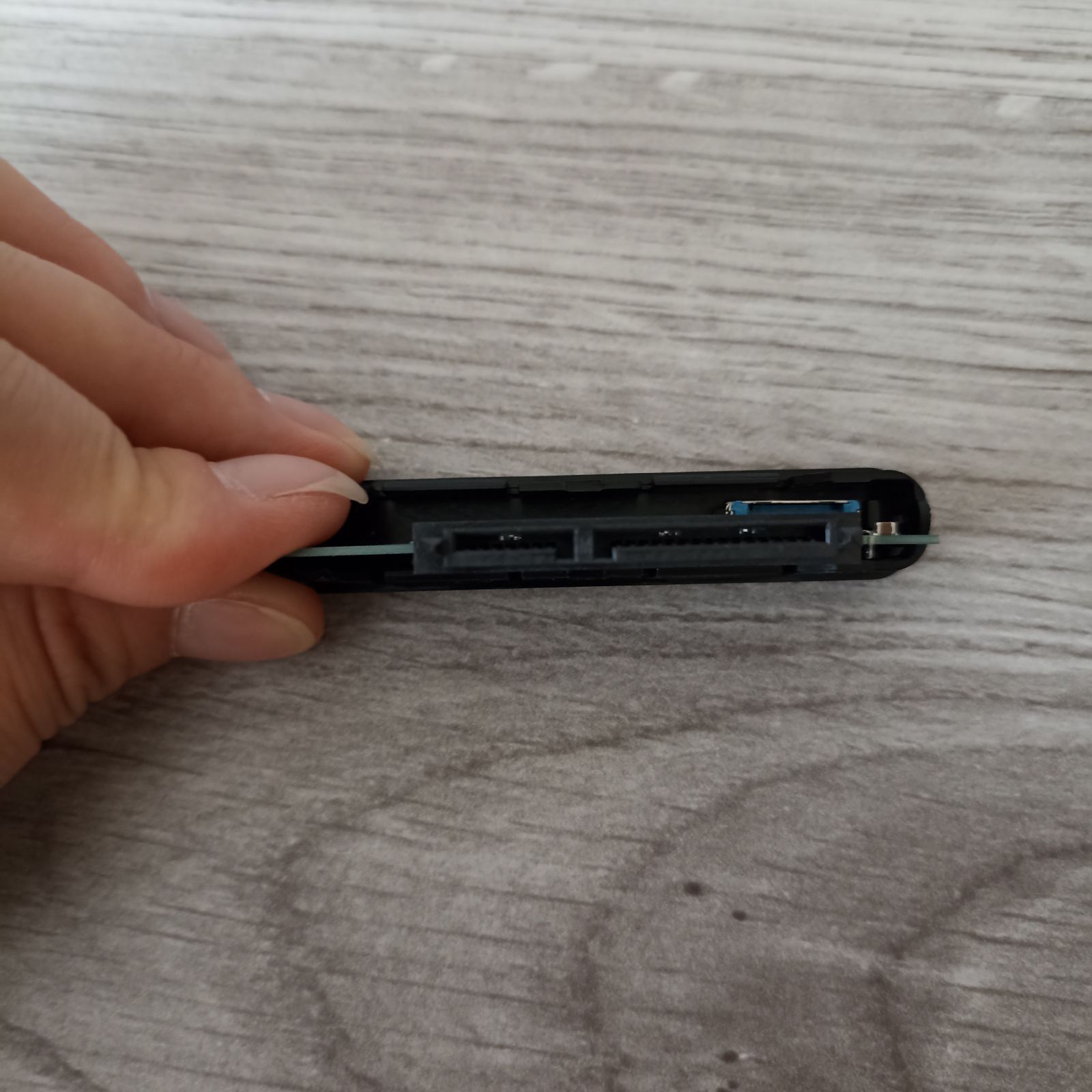 Зовнішня кишеня для ПК, карман алюмінієвий  для HDD/SSD 2.5" SATA