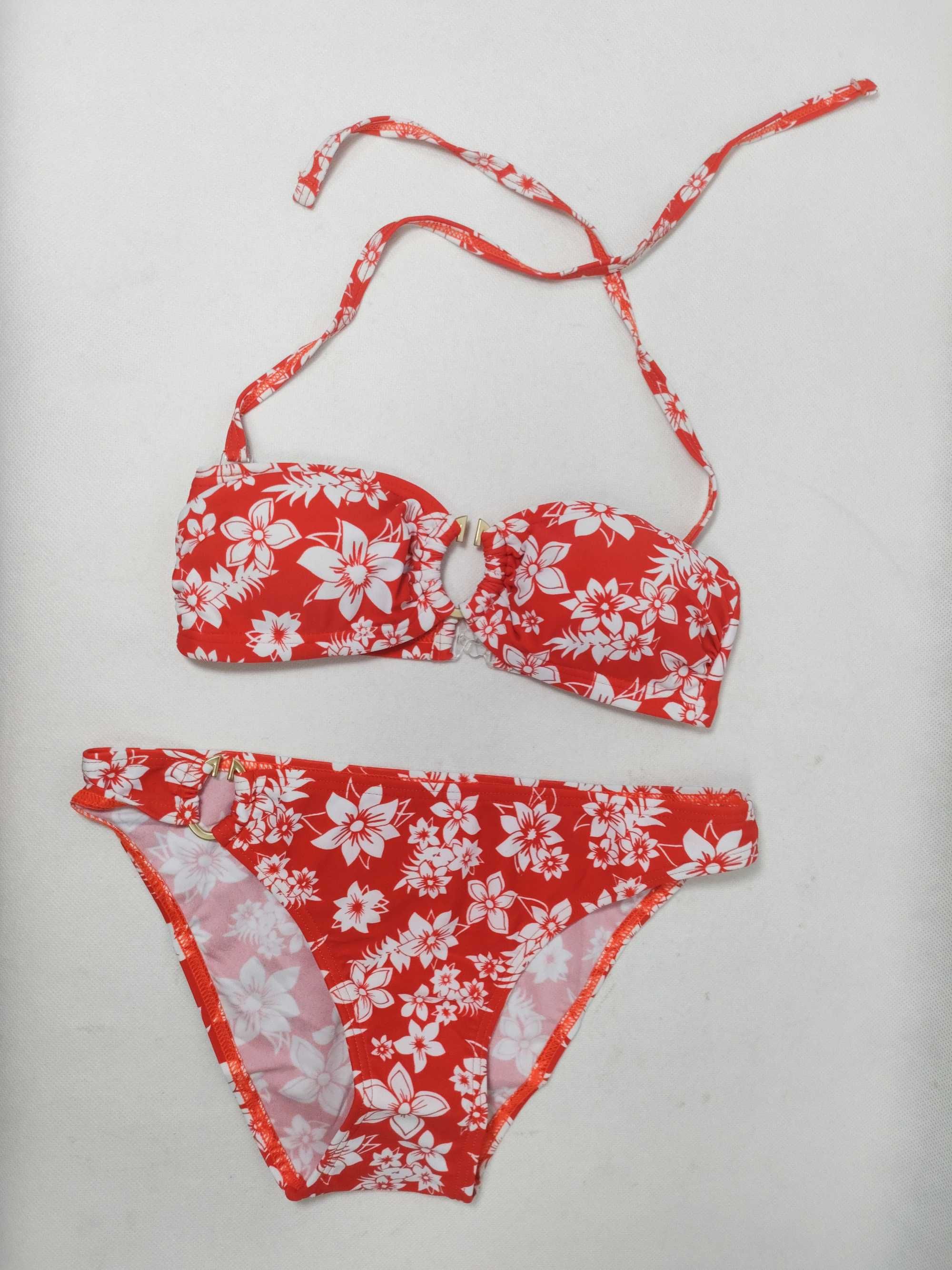 Strój kąpielowy dwuczęściowy bikini pomarańczowe 38 M ST0137F