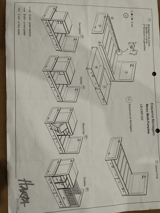 Cama bebê/junior transformável