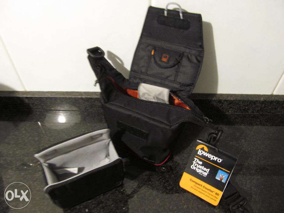 NOVO! LOWEPRO Courier 80-Bolsa Máquina Fotográfica 2 em 1! (Sony Nex)