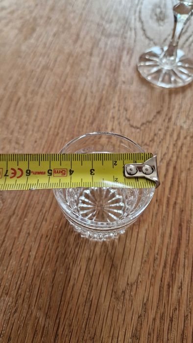 Komplet kryształowych kieliszków do wódki likierów whisky Kryształ PRL