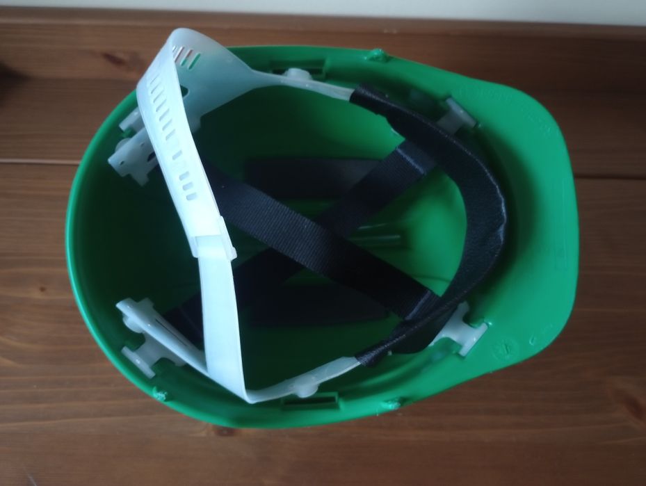 Kask budowlany zielony 53-59 cm
