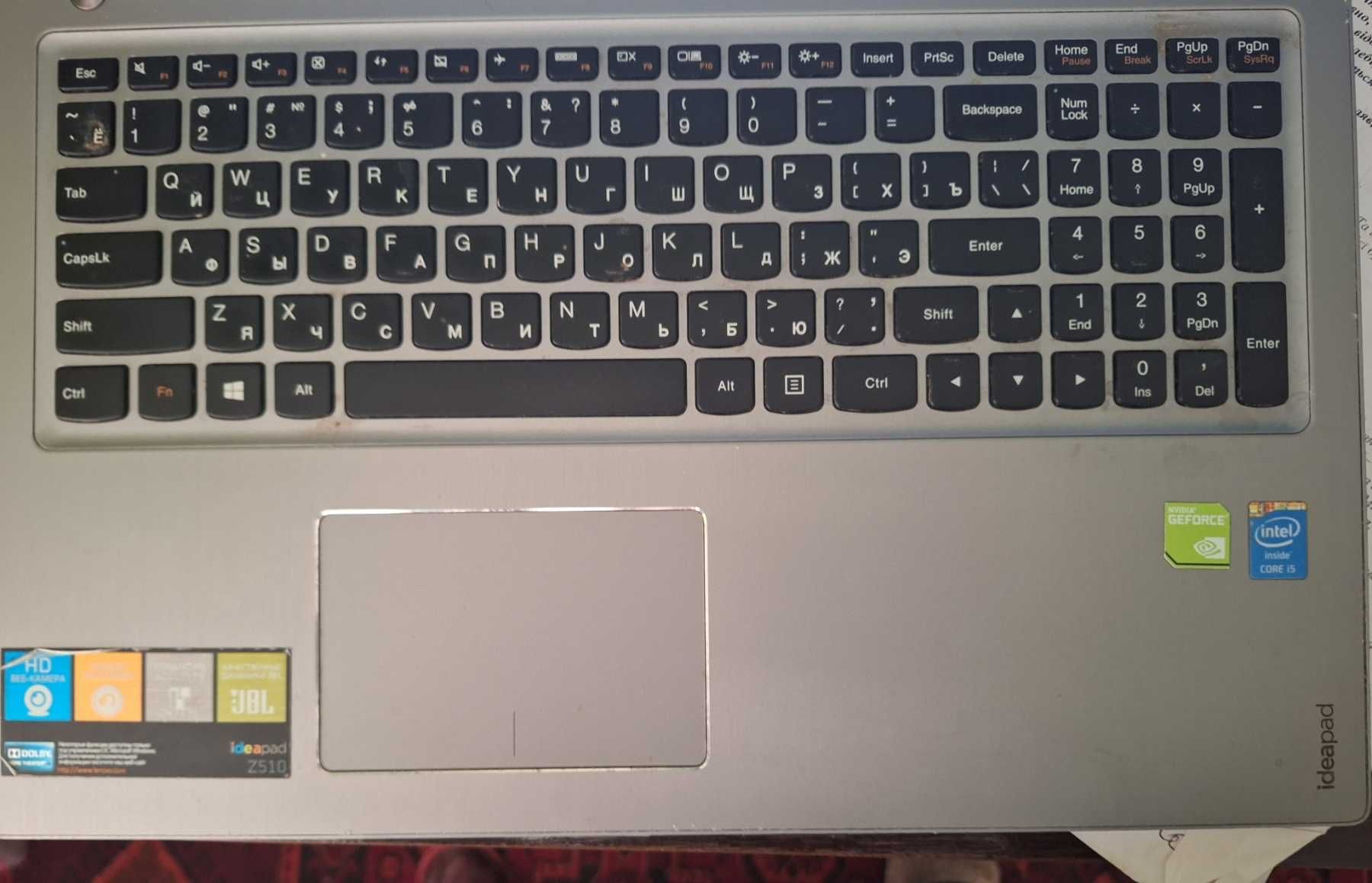Ноутбук  Lenovo Ideapad Z510, core i5,  8gb, 512 gb ssd+hdd 15,6"