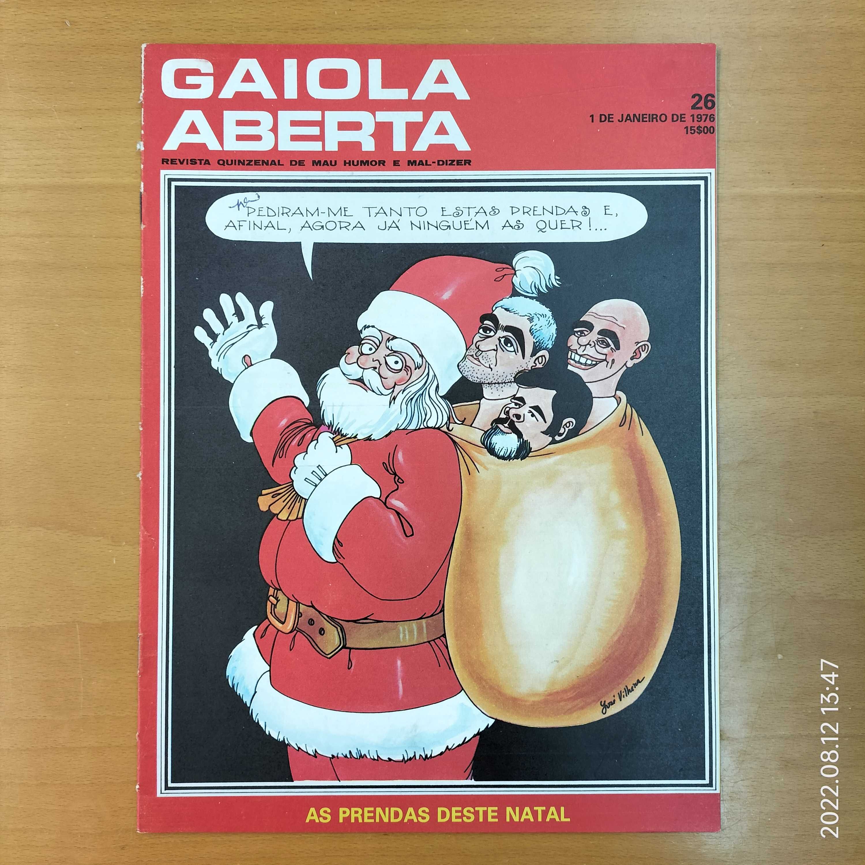 Revistas "Gaiola Aberta"  e Revistas "Fala Barato" de José Vilhena