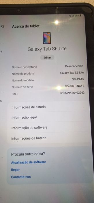 Tablet Samsung S6 Lite