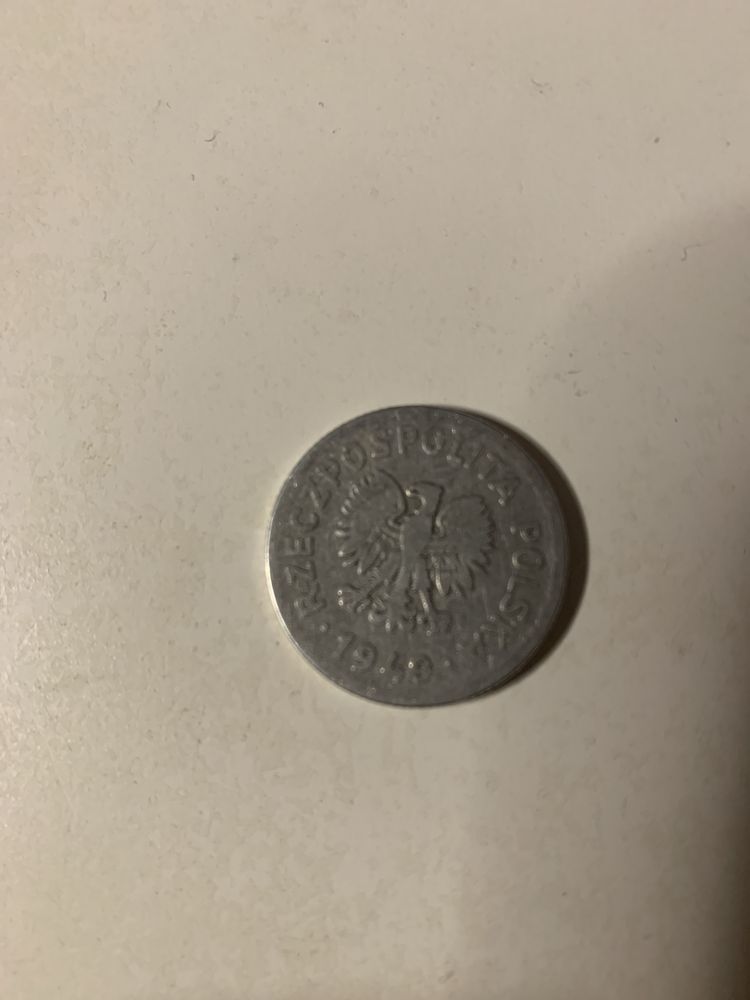 1 złotych 1949 rok bez znaku mennicy