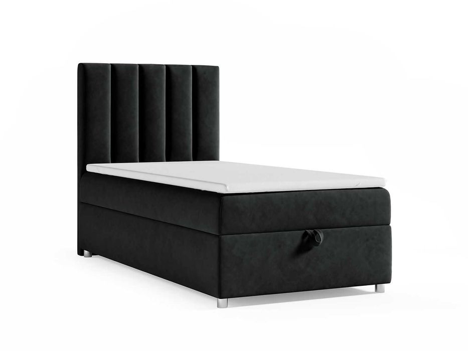 Łóżko KONTYNENTALNE SINGIEL z pojemnikiem 70x200 80x200 90x200 100x200