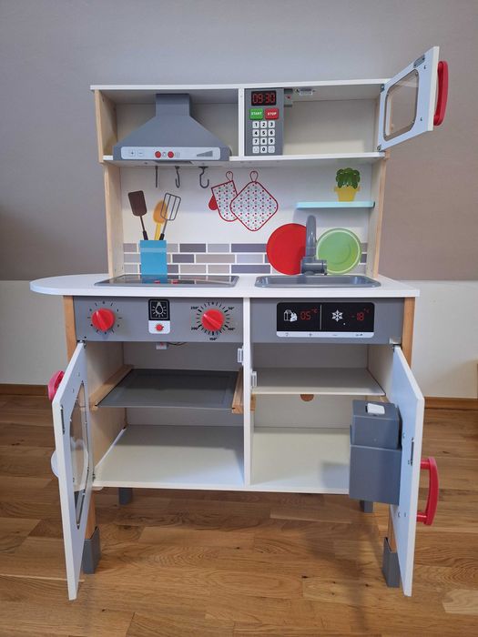 Drewniana kuchnia z Lidl+ dodatki