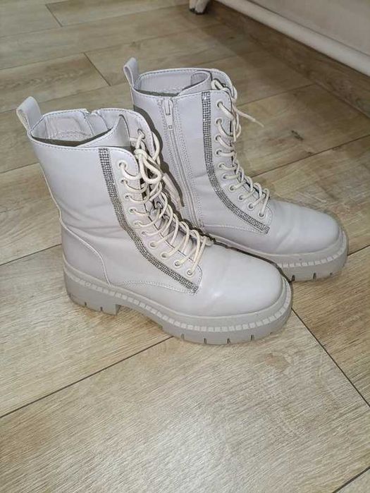 Damskie Botki Workery na grubej podeszwie Catwalk Deichmann rozmiar 37