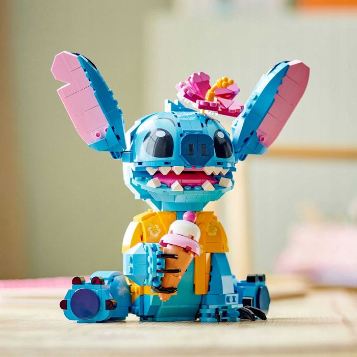LEGO Disney 43249 Stitch – model 730 klocków, ruchome uszy i głowa