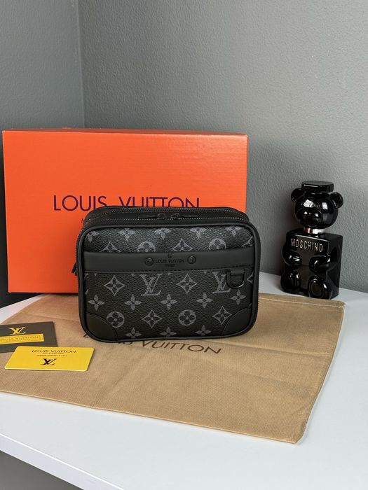 РОЗПРОДАЖ чоловіча сумка Louis Vuitton мужская сумка барсетка бананка