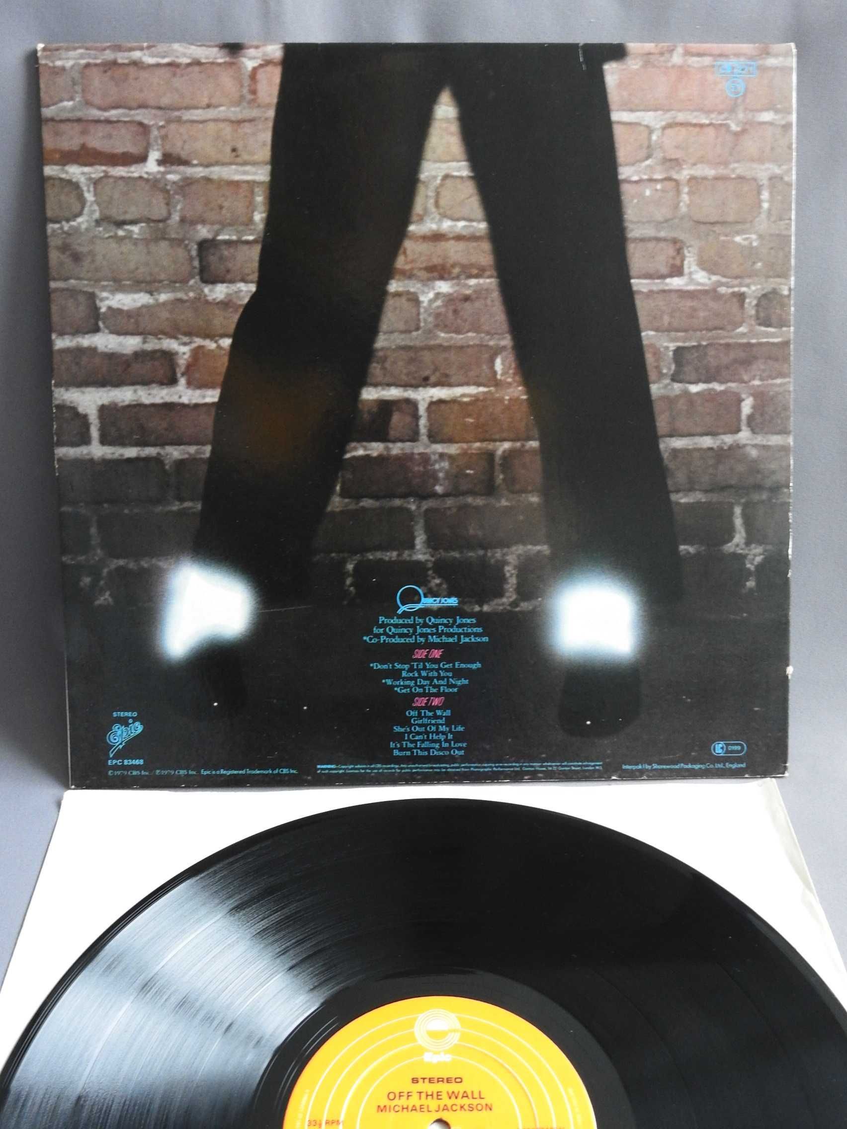 Michael Jackson ‎Off The Wall 1979 пластинка UK NM 1 press Британия