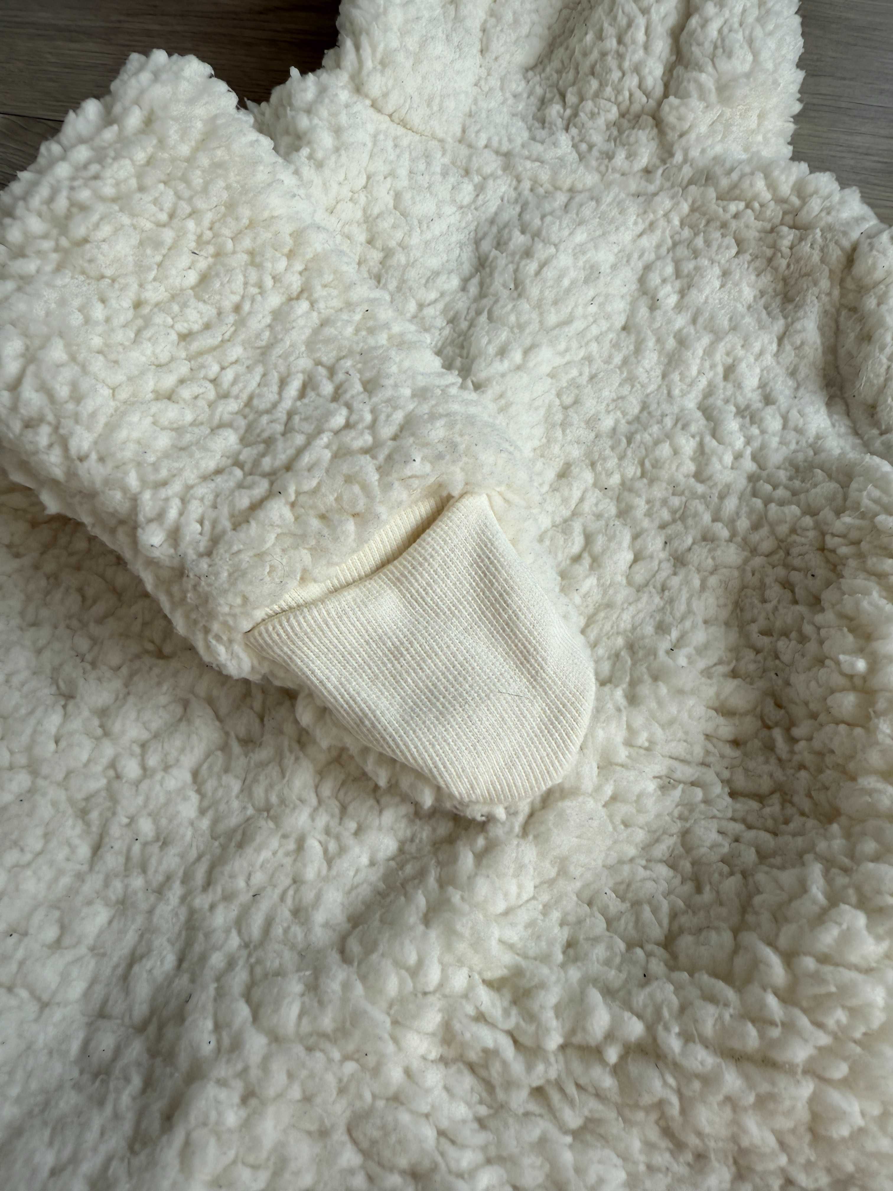 Kombinezon wiosenny futerkowy miś teddy H&M r. 74