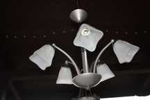 Lampa wisząca pięcioramienna E14