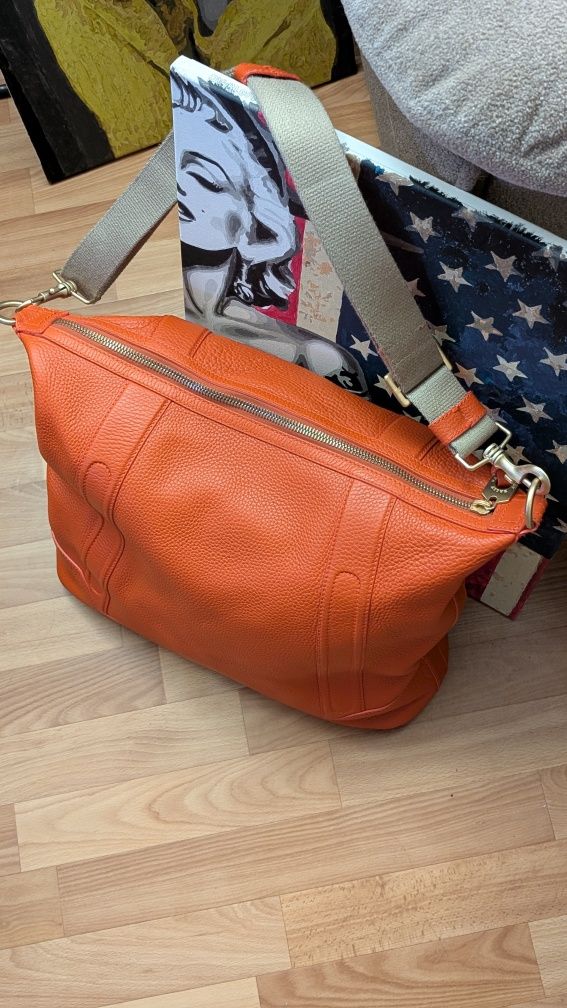 Шкіряна сумка, шопер,рюкзак,месенджер Bally made in Italy Оригінал