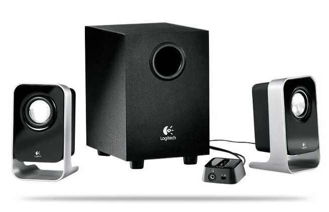 Colunas e Subwoofer Logitech 2.1 em excelente estado