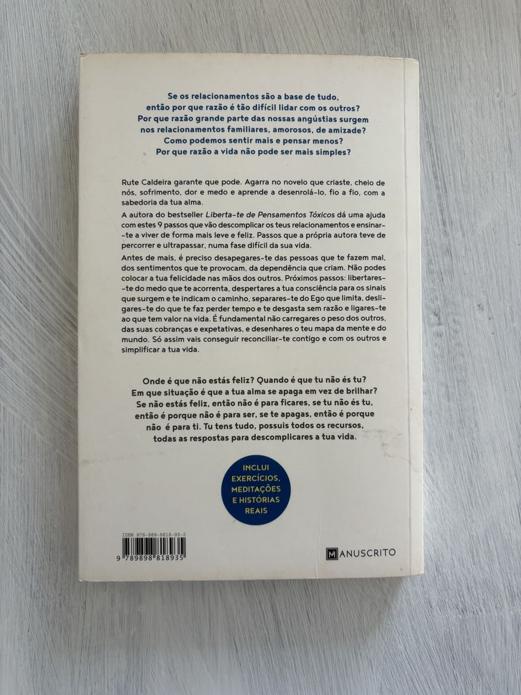 Livro “Simplifica a tua vida” Rute Caldeira