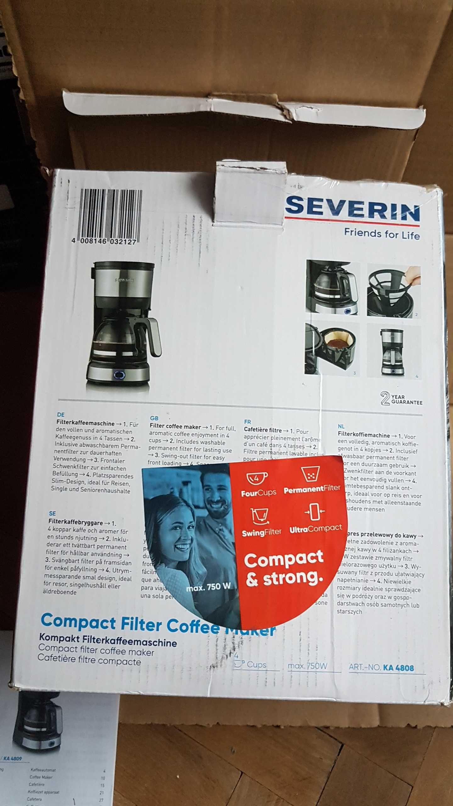 Ekspres do kawy filtrovy Severin KA 4808