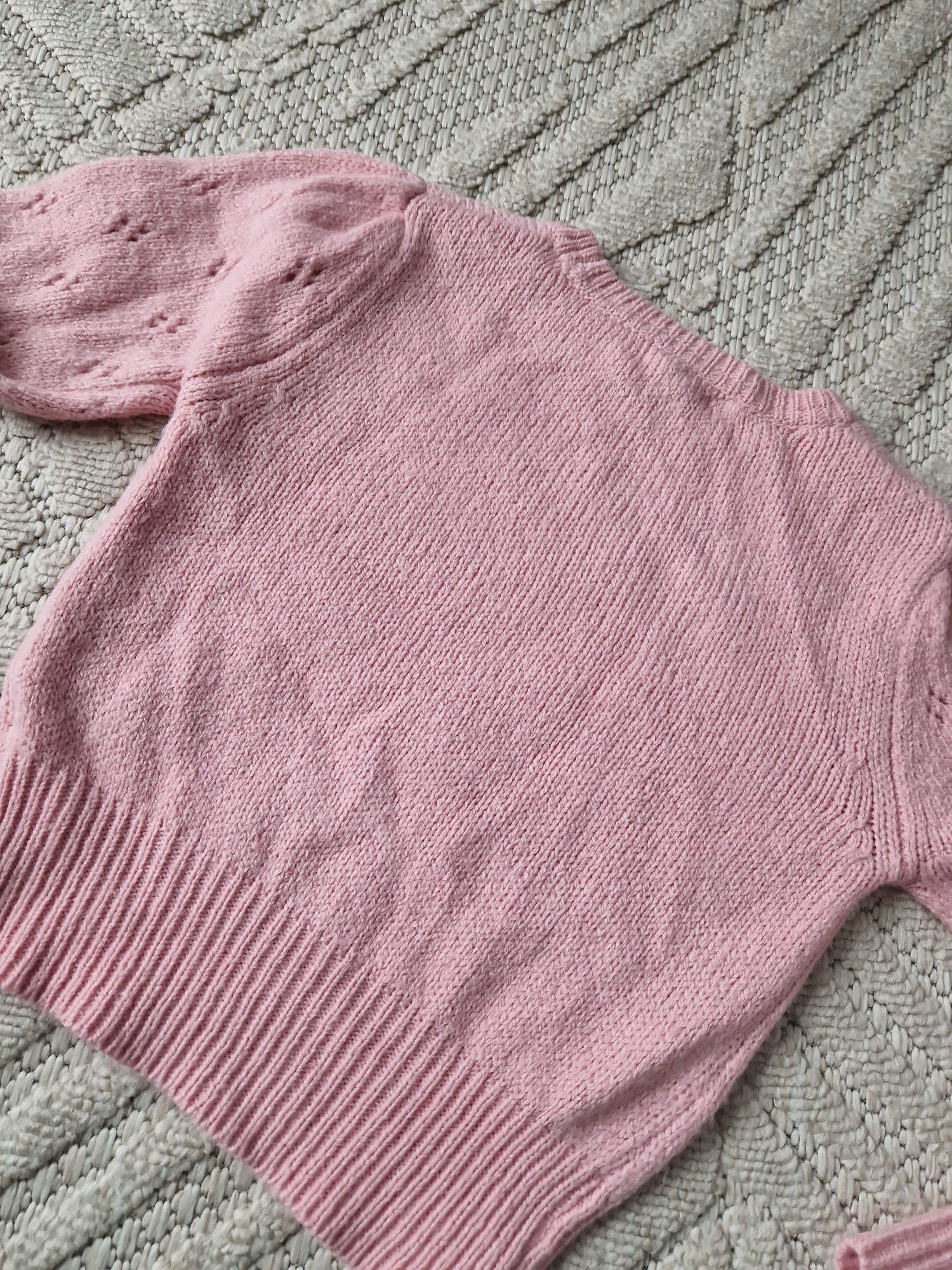 Sweter sweterek  różowy Primark 8-9 lat