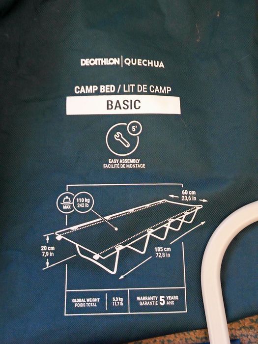 Łóżko polowe turystyczne