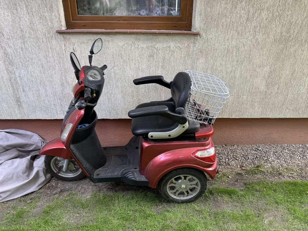 Wozek inwalidzki 3-kolowy elektryczny ZTech ZT-15 Trilux