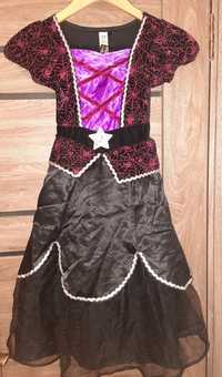 Каранавальный костюм колдуньи ведьмочки на хелоуин платье маскарад