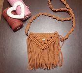 Torebka torba makrama handmade