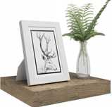 Półka płyta MDF Woltu 22,9 x 25 cm odcienie brązu