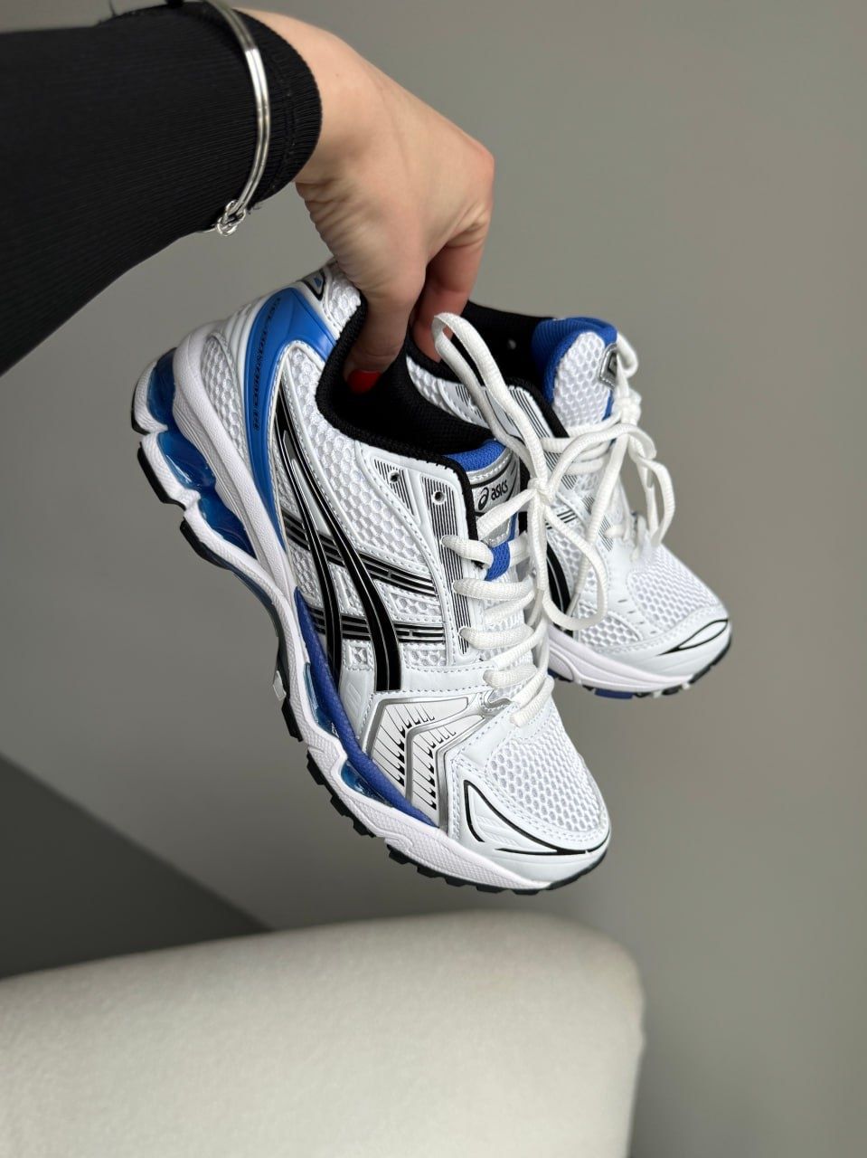 Чоловічі кросівки Asics Gel-Kayano 14 White/Blue(весна/літо)