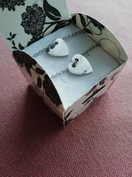 Celebrytka, stal szlachetna, komplet