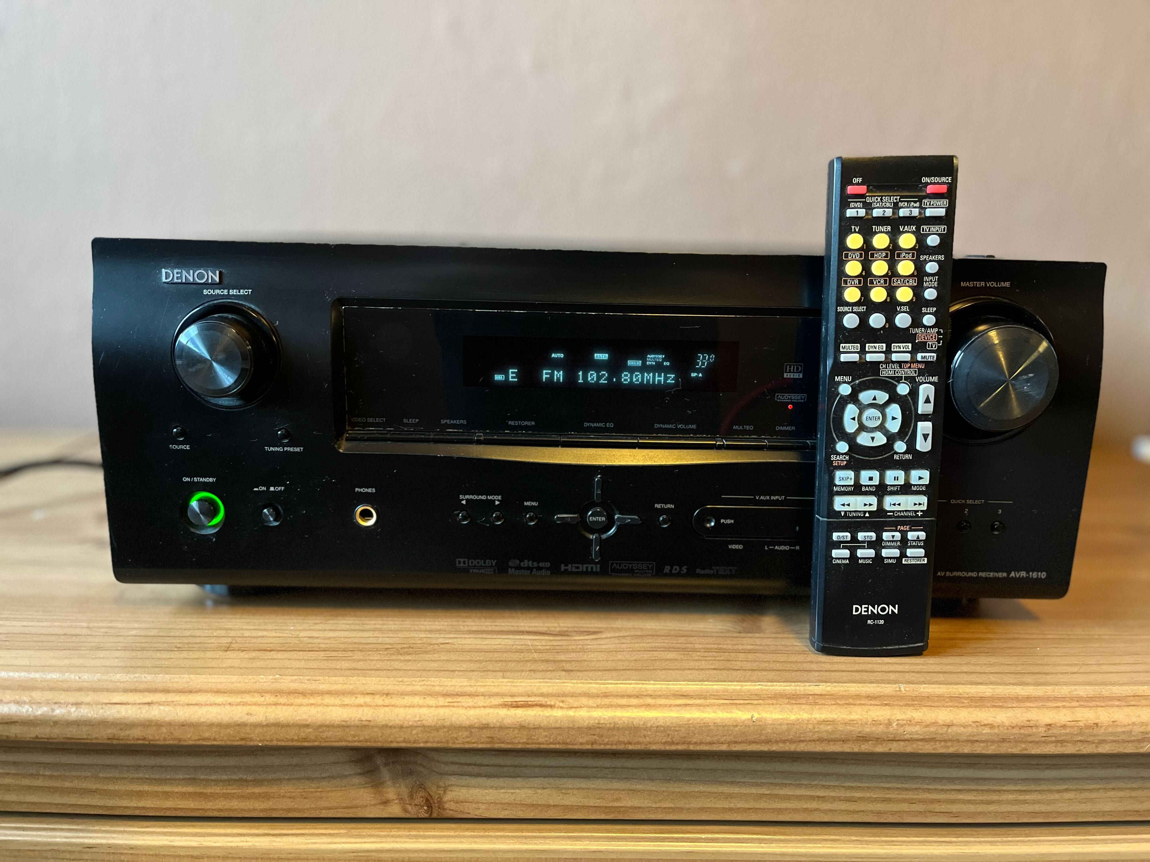 Denon AVR‑1610 – 5.1‑kanałowy amplituner AV z HDMI