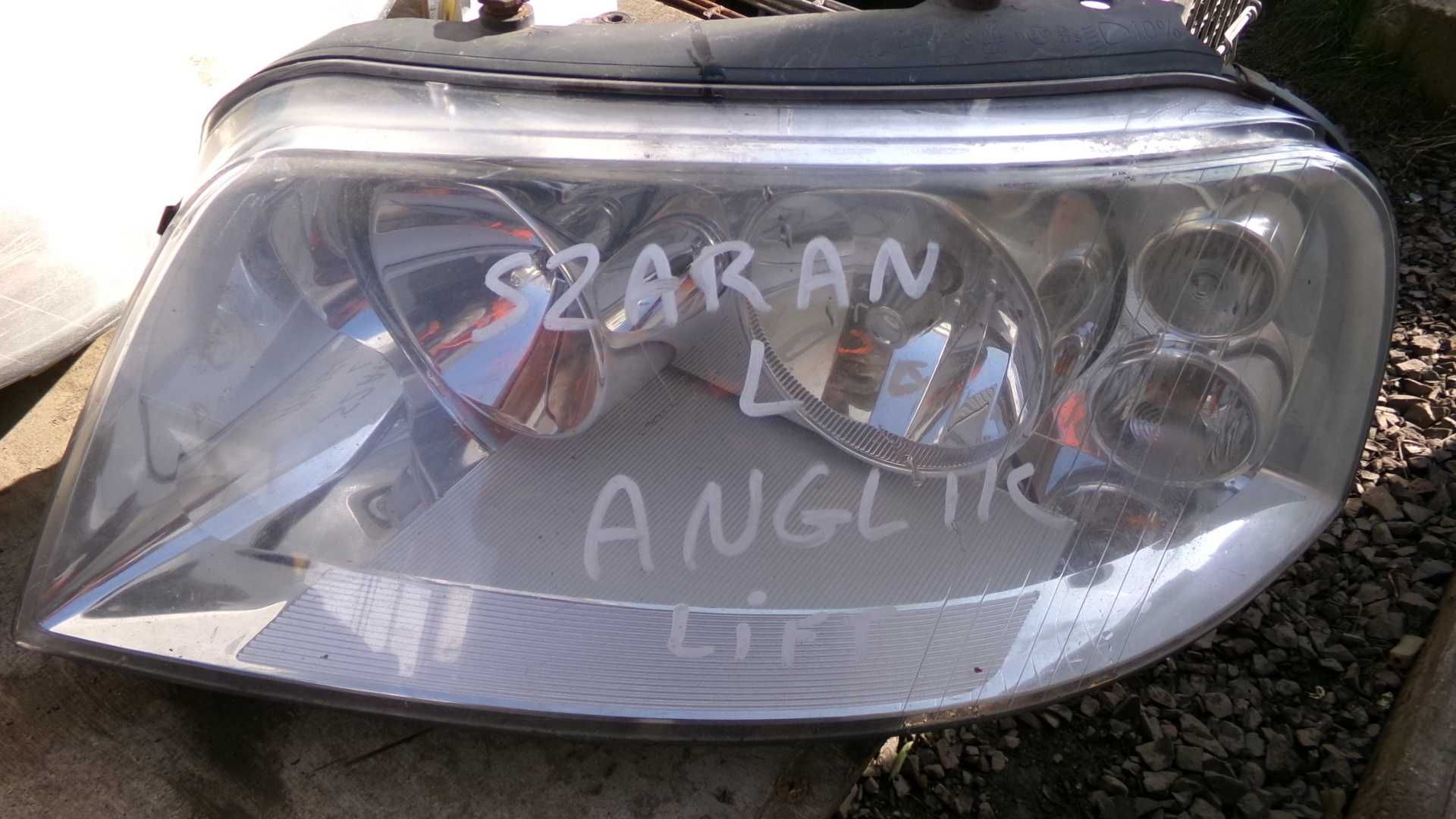 Mar5 Lampa przednia lewa volkswagen sharan I lift anglik