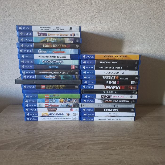 Zestaw gier ps4 gry Sony PlayStation komplet games konsola ps5 lego