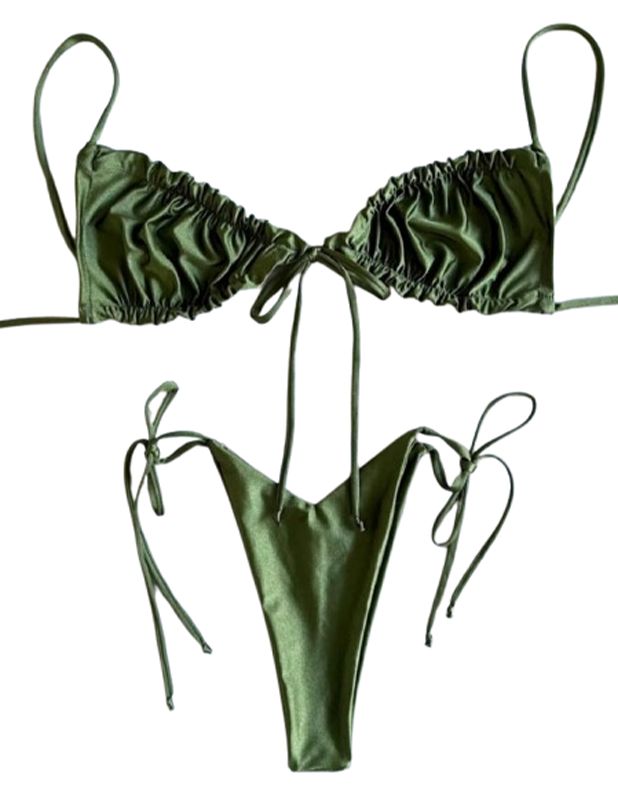 Dwuczęściowe bikini z wiązaniem rozmiar S