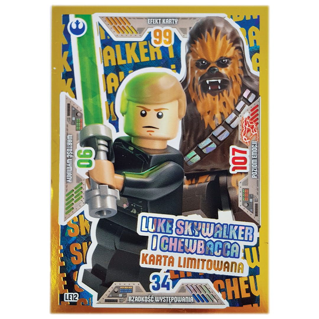Lego Star Wars Seria 2 - Nr Le12 Luke Skywalker I Chewbacca