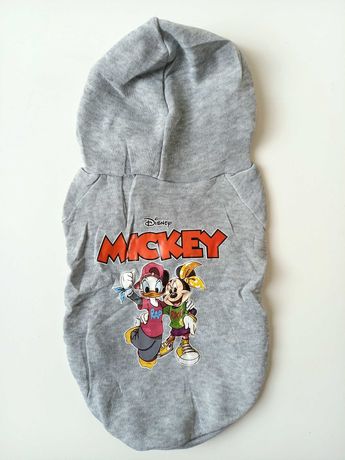 Bluza z kapturem dla psa ubranko Disney Adidog Mickey roz. S