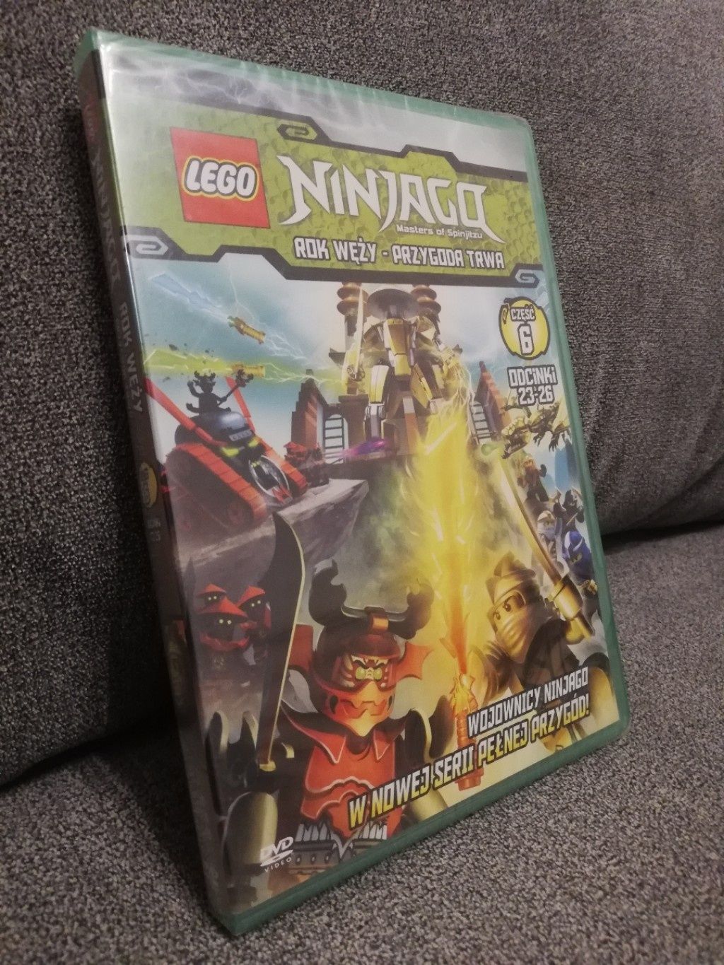 Lego Ninjago część 6 DVD rok węży - przygoda trwa nówka w folii